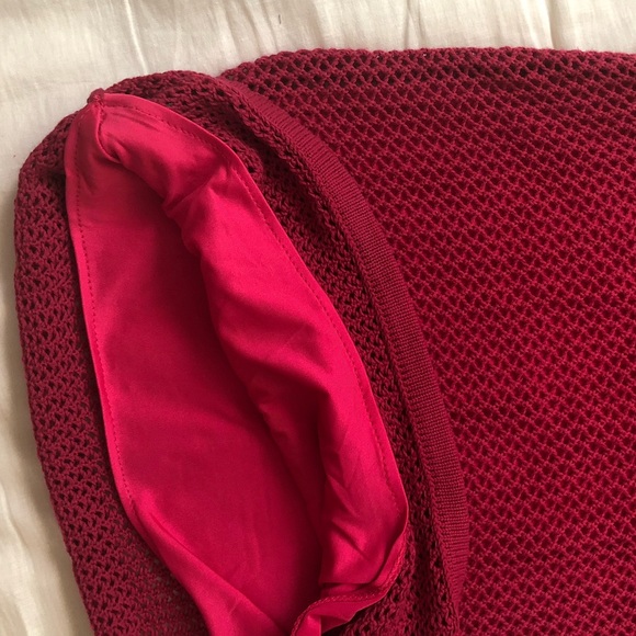 Lulus, Size Small Only The Best Berry Knit Long Sleeve Backless Mini Dress - Picture 6 of 8